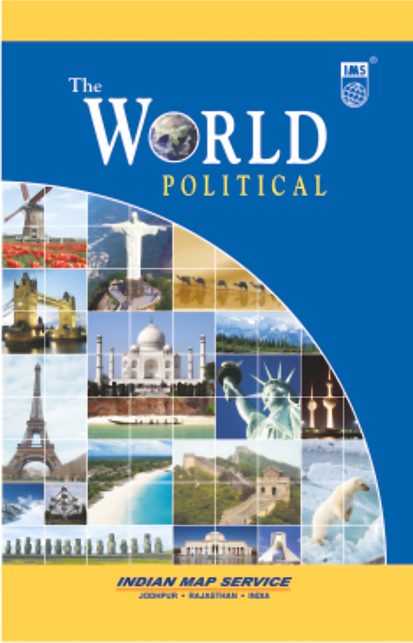 Political & Tourist Road Guide Map World