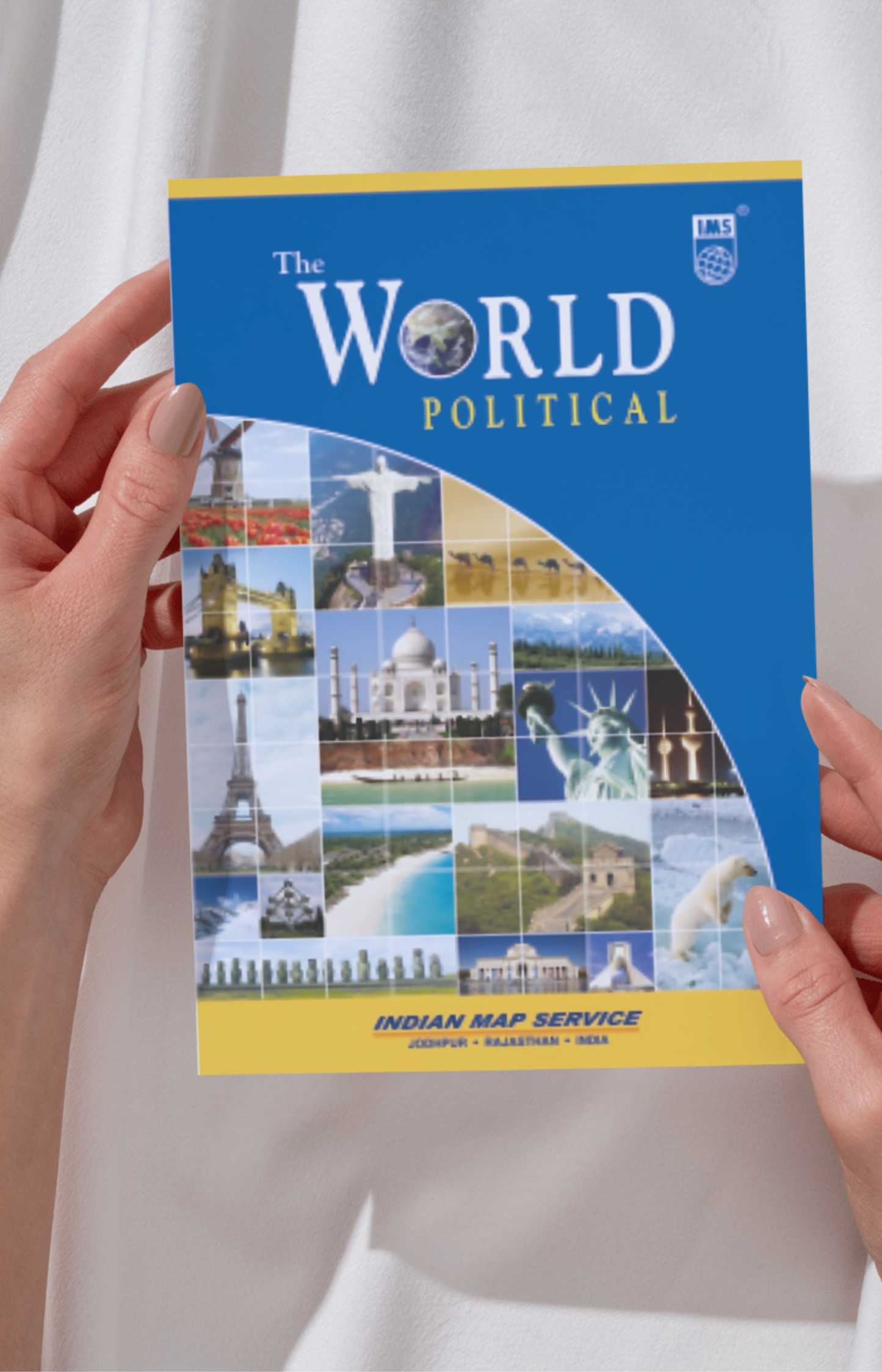 Political & Tourist Road Guide Map World
