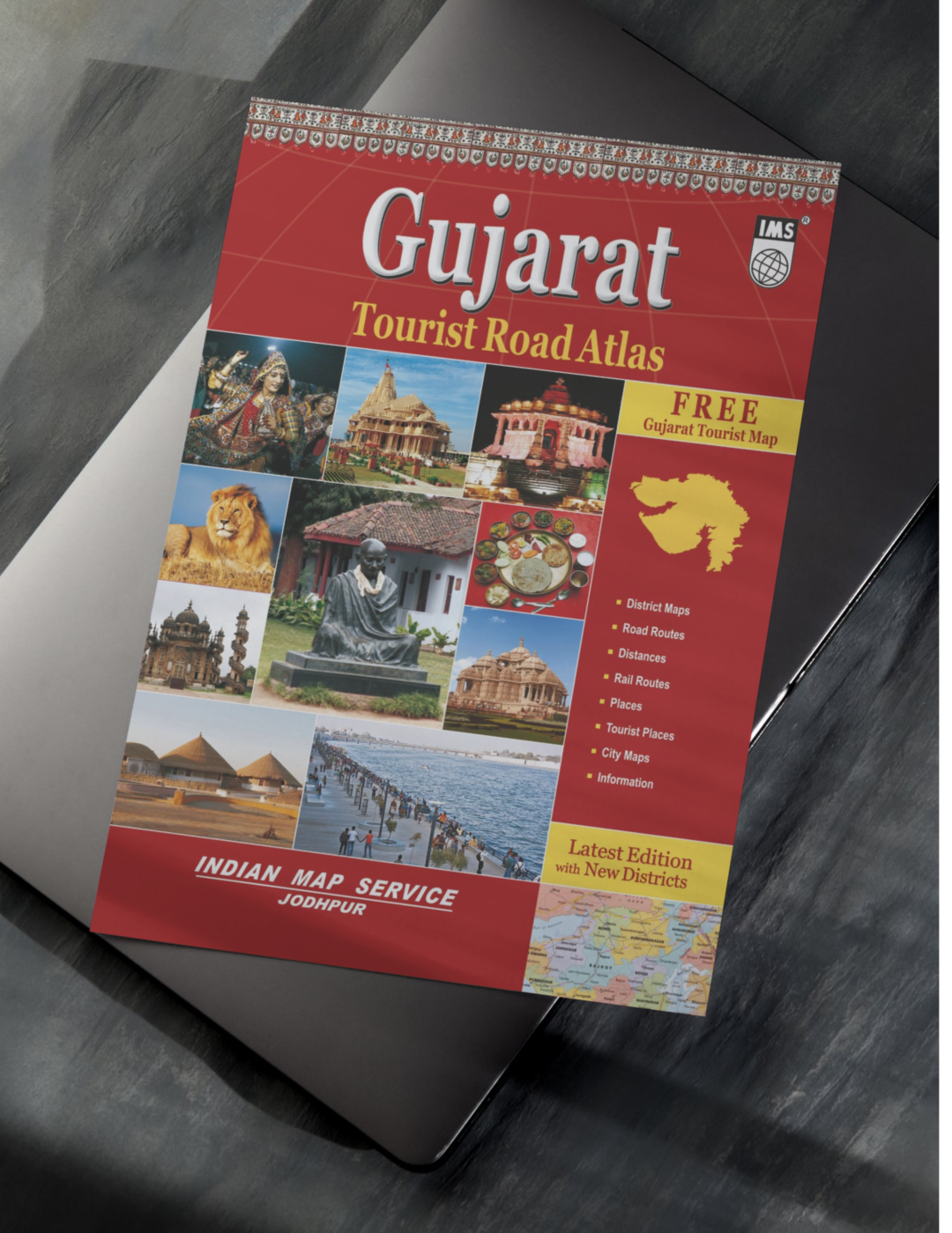 State Tourist Road Atlas Gujarat