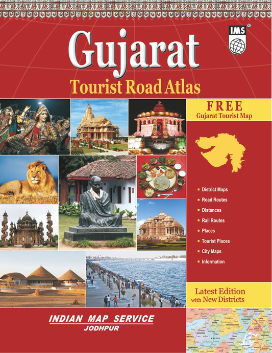 State Tourist Road Atlas Gujarat