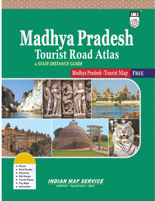 State Tourist Road Atlas Madhya Pradesh